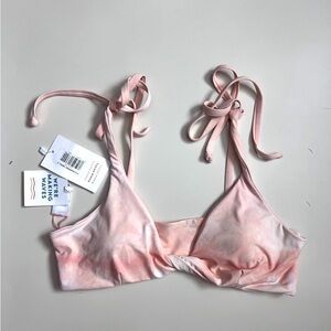 NWT Dippin' Daisy's Light Pink Bikini Top